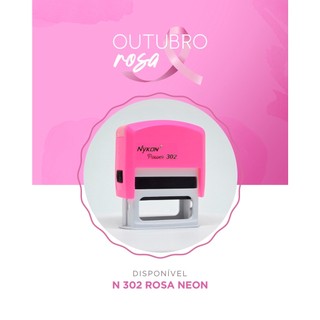 carimbo personalizado Automático nykon Diversas Cores para escolher - Medida 38x14.