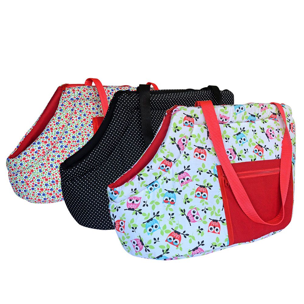 BOLSA PARA TRANSPORTES DE ANIMAIS TOP MEDIO - TECIDO COM ALÇA - MY PET BRASIL