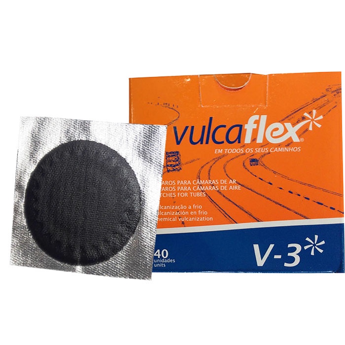 Remendo A Frio V-3 060Mm Caixa Com 40 Peças - V-3 - Vulcaflex em Oferta na Shopee