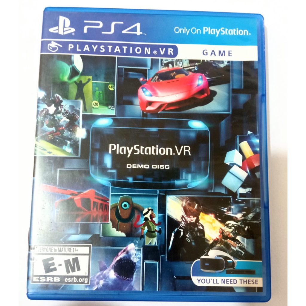 Jogo Playstation VR Demo Disc PS4 Novo Lacrado Shopee Brasil