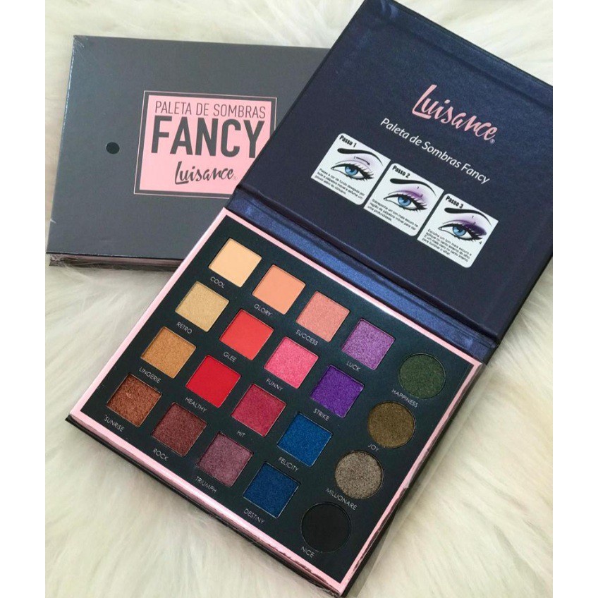 Paleta De Sombras Fancy 20 Cores By Luisance | Shopee Brasil