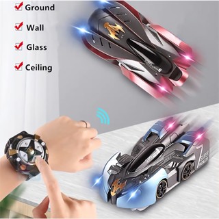 USB 2.4G Controle Remoto Carro de Escalada de Parede Carro de Corrida Antigravidade Recarregável Carro de Acrobacias Brinquedos Para Crianças
