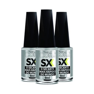 kit 3 Cora SX Secante Ultra Rápido 9ml