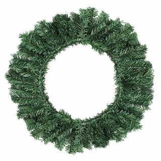 Guirlanda de Natal 40cm Crua Sem Enfeites Monte sua Decoração Natalina Fim de Ano - Decoração