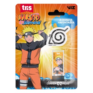 Kit Apontador com Depósito + Borracha - Naruto em Oferta na Shopee
