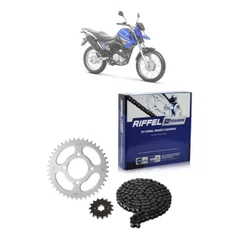 Kit Relação Transmissão Riffel 91161 XTZ 150 Crosser 2014-2022