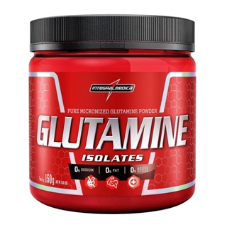Glutamina Isolates Integral Médica 150g em Oferta na Shopee