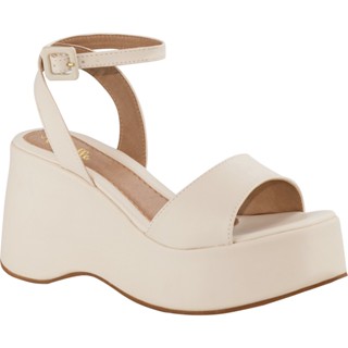 Sandália Plataforma Feminina Anabela Flatform Salto Alto Confortável Fashion Meia Pata Colorida Festa