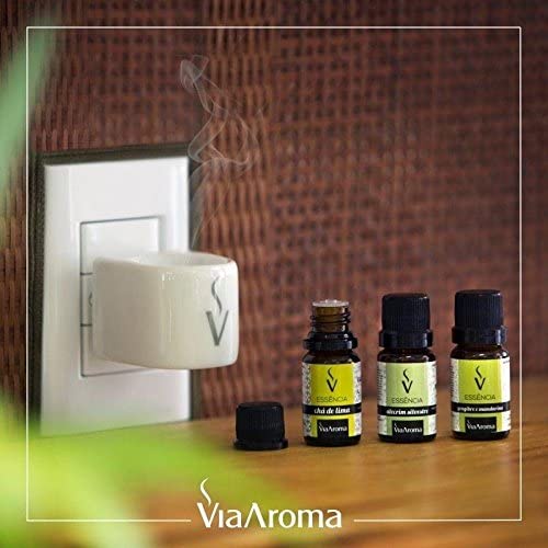Essência Via Aroma 10ml Clássica ORIGINAL Para Aromatizador de Ambiente - As TOP mais vendidas Madeira Nobre Black Vanilla