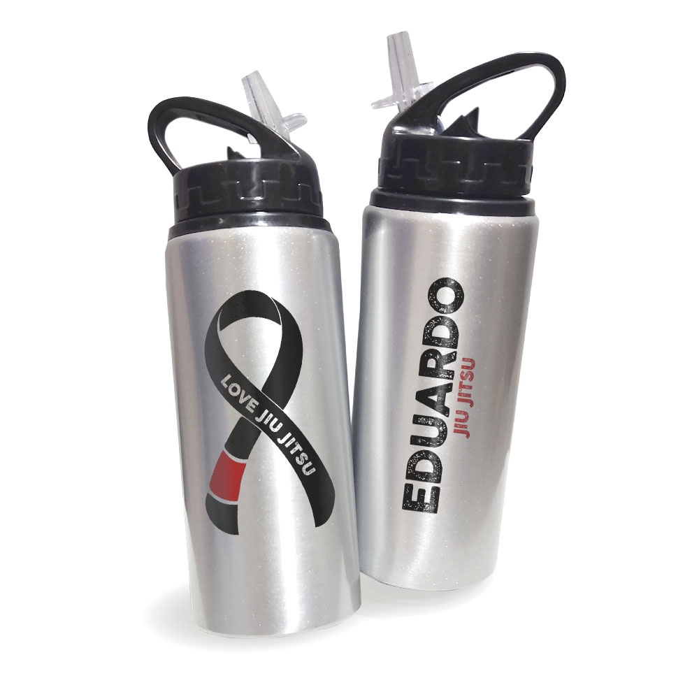 Squeeze Esportivo Com Nome Amo Jiu Jitsu Luta Mma 600 Ml