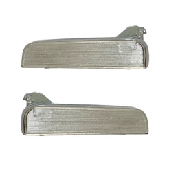 Par Maçaneta Porta Metal Monza Chevette Marajo Cromada