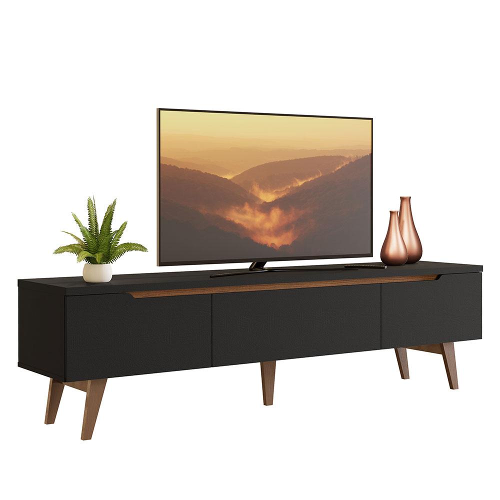 Rack para TV até 75 Polegadas Madesa Reims 2 Portas 1 Gaveta - Home & Living