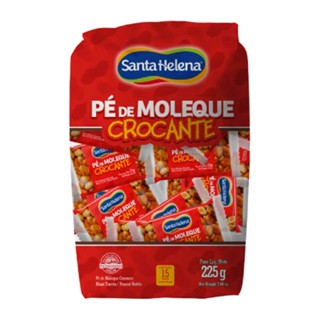Pé de Moleque Crocante 225gr c/15un- Santa Helena