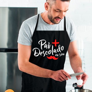 Avental para Cozinha Pai Descolado Várias Cores Preto Branco - Envio Imediato