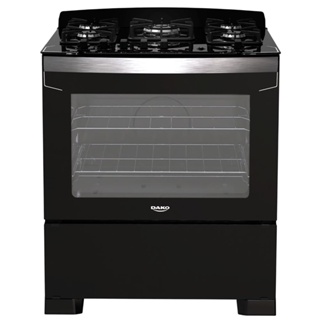 Fogão 5 Bocas Preto com Tripla Chama Dako Diplomata Mesa de Vidro em Oferta na Shopee