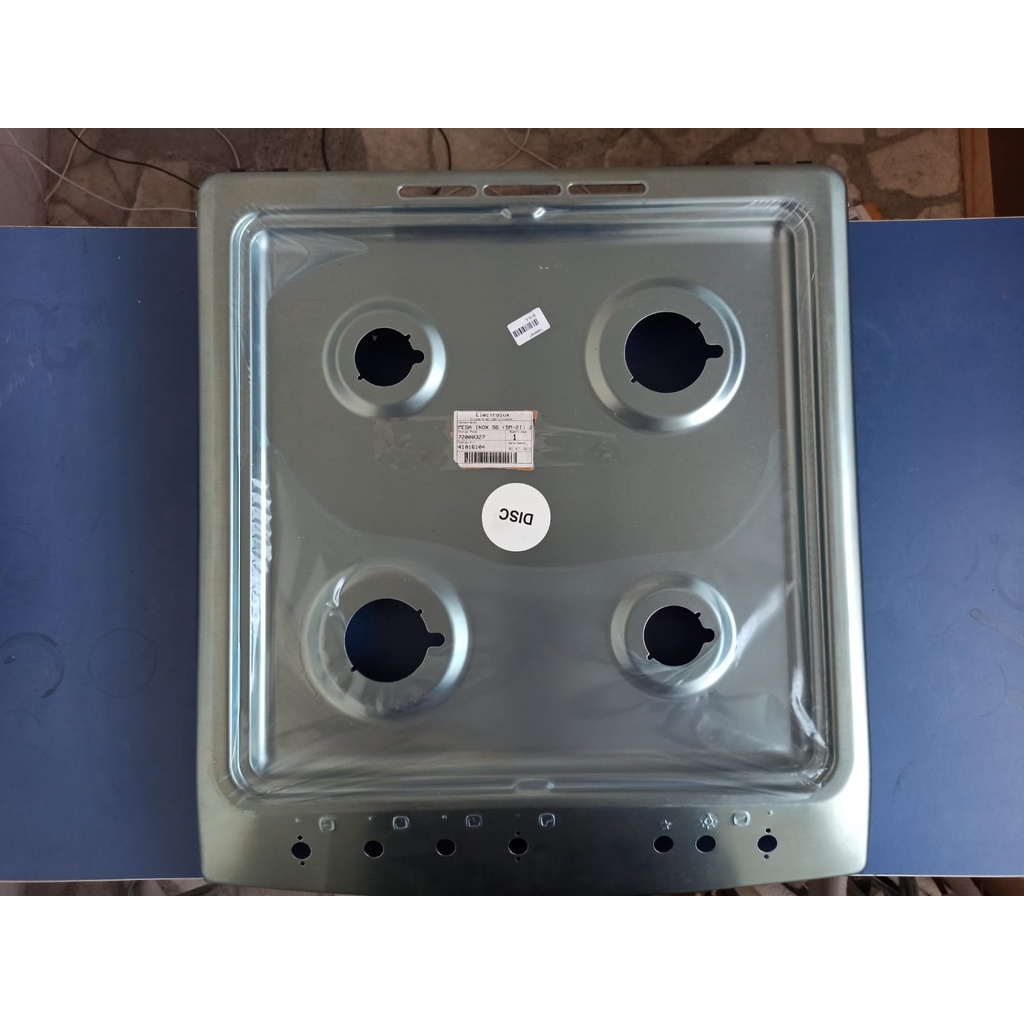 MESA INOX FOGÃO 4 BOCAS ELECTROLUX  56SP 56SPX 56SEQ 56S4GW