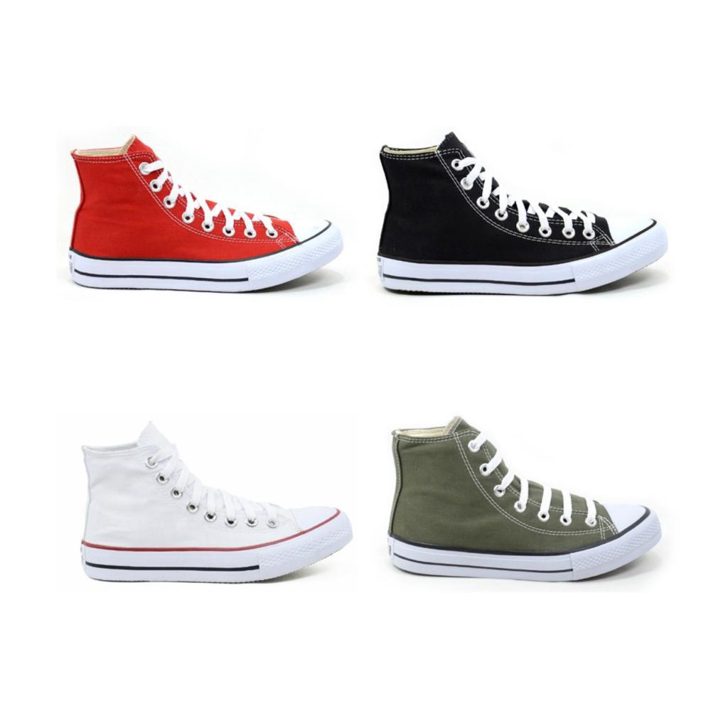 All star best sale cano alto bordo