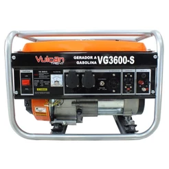 Gerador de Energia à Gasolina 4T Partida Manual 208CC Monofásico Bivolt VG3600S VULCAN