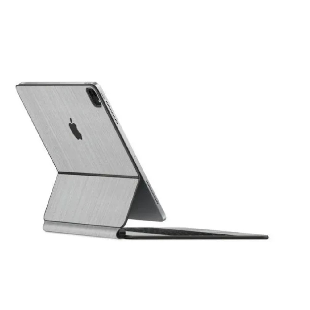 Adesivo Aço Escovado prata Compatível Com Magic Keyboard Do iPad 12.9