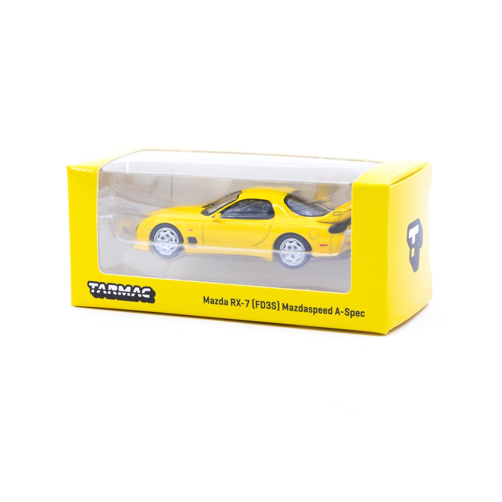 Tarmac Funciona 1 : 64 Mazda RX-7 (FD3S) Competição Mazdaspeed A-Spec Amarela Mica-GLOBAL64
