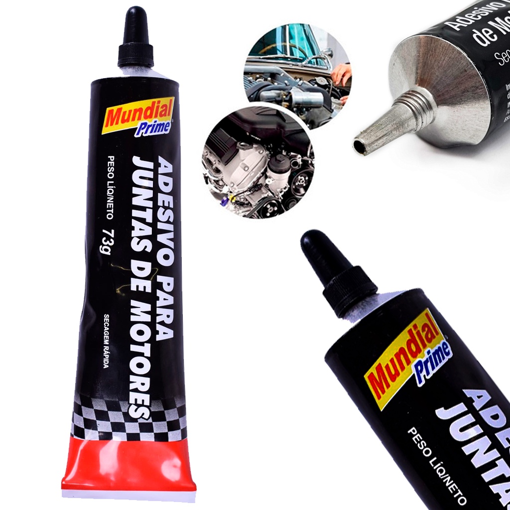 Adesivo Para Juntas De Motores Mundial Prime Veda Cola Automotivo Moto Motores Em Geral Profissional - Spare Parts and Accessories for Vehicles