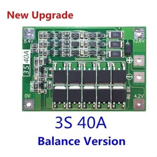 Placa Bms Proteção 3s 40a Balanceamento 11.1v 12.6v Bateria Lítio 18650 Li-ion Lipo