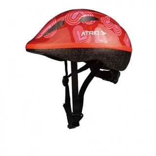 Capacete Infantil P Estampa de Coração Vermelho Atrio BI041