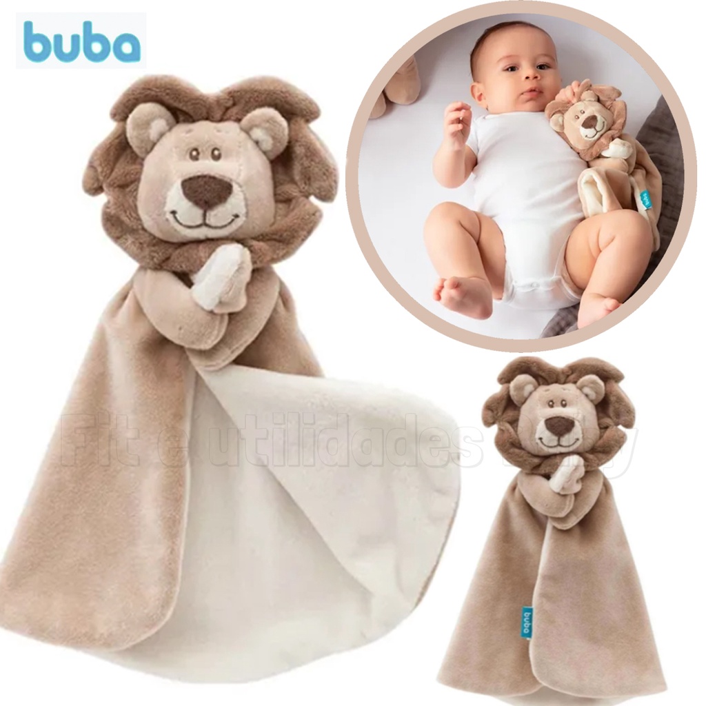 Naninha Buba para bebe de Pano Antialérgica Pelúcia  BUBA