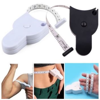 Fita Métrica Automática Medidor De Busto E Cintura Fitness Academia