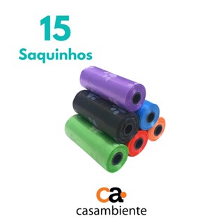 Cata Caca Coco Cachorro Refil 15 Sacos Pet Cães Gatos
