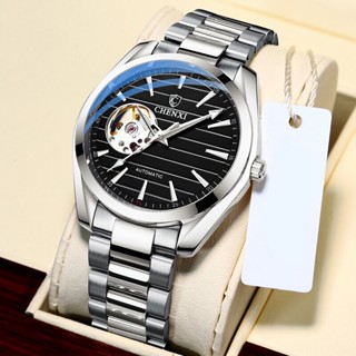 CHENXI Relógio Automático Masculino Marca Superior Mecânico Tourbillon Pulso Impermeável Moda Negócios Aço Inoxidável Esporte Para Homens