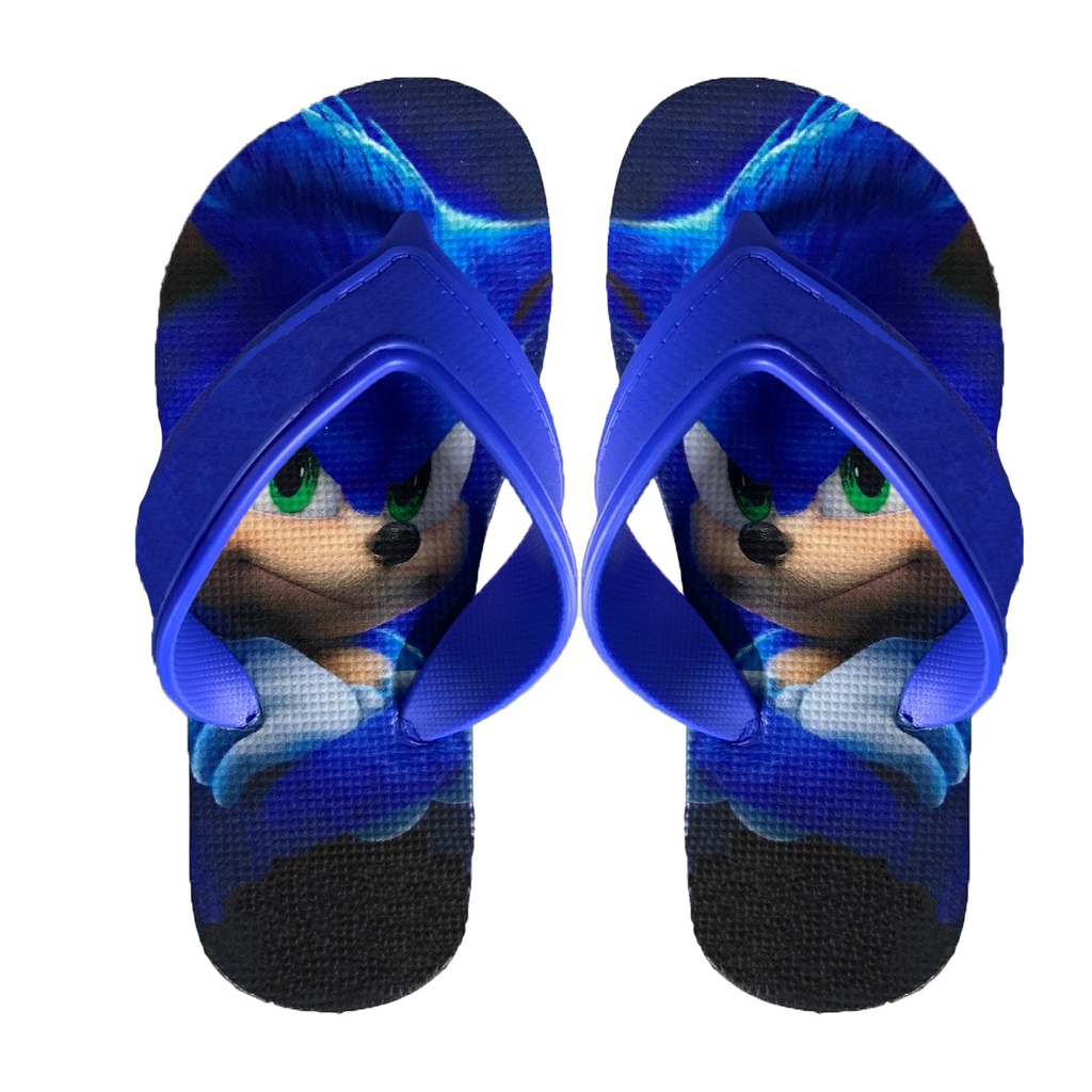 Chinelo Dedo Menino Infantil Masculino Sonic Leve Macio Confortavel em Oferta na Shopee