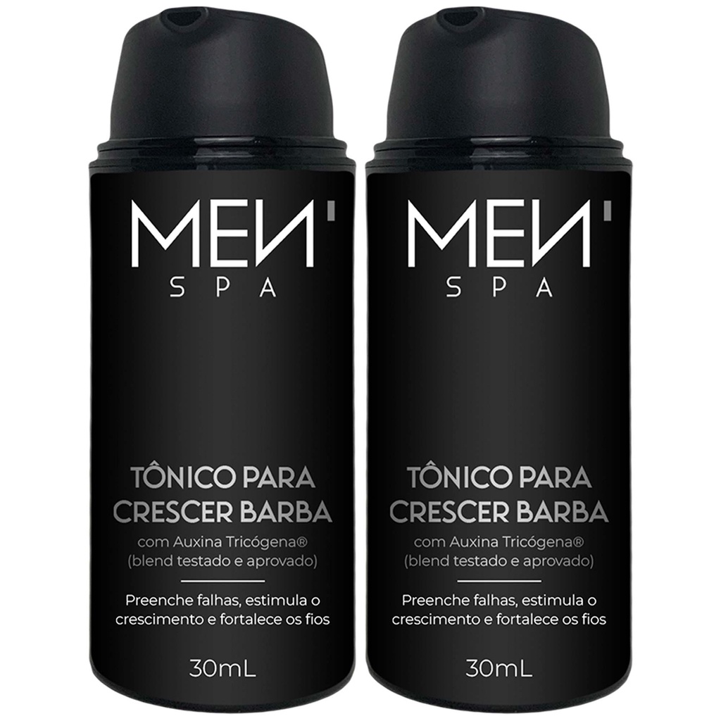 Tônico para Crescer Barba - Kit Tratamento 60 Dias Menspa