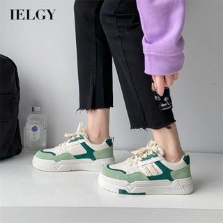 IELGY Estilo Coreano Feminino Combina Com Tudo Pequenos Tênis Redondos Dedo Do Pé