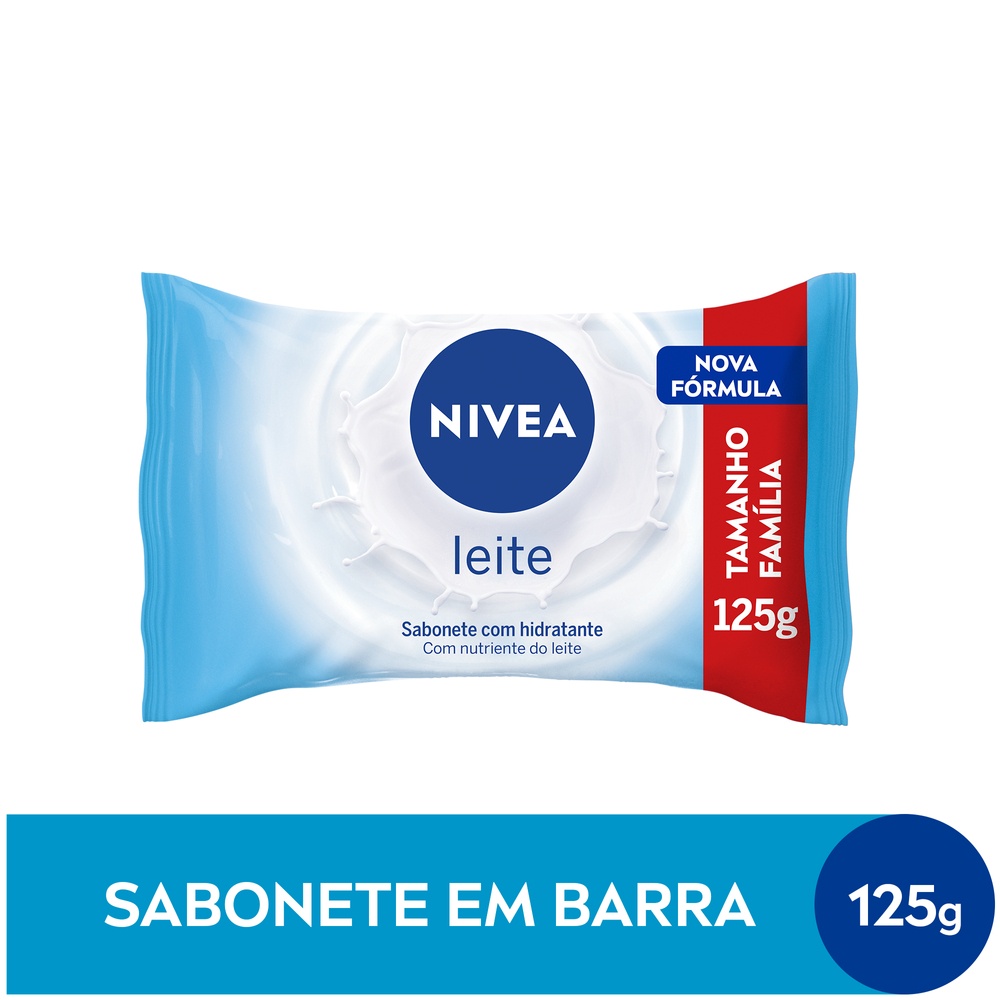 NIVEA Sabonete em Barra Leite 125g - Beauty