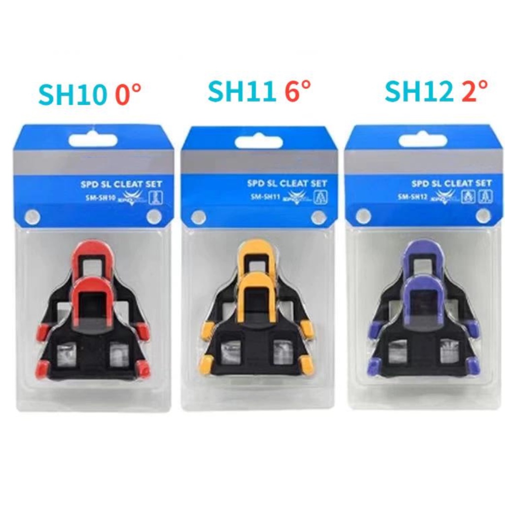 Taco Taquinho Sapatilha (par) Shimano Speed sh10 vermelho Sm-sh11 amarelo sh12 azul Bike