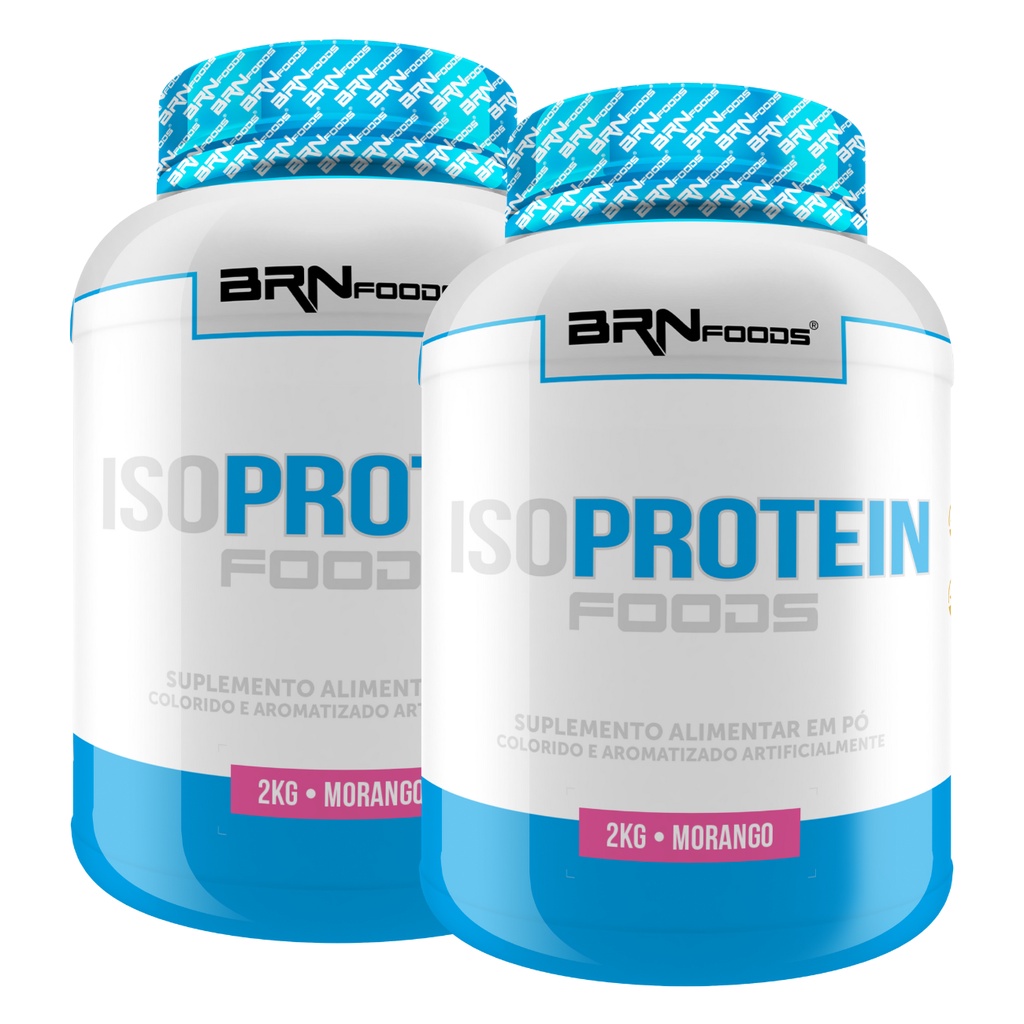Kit 2x Iso Whey Protein Foods 2kg - BRN FOODS