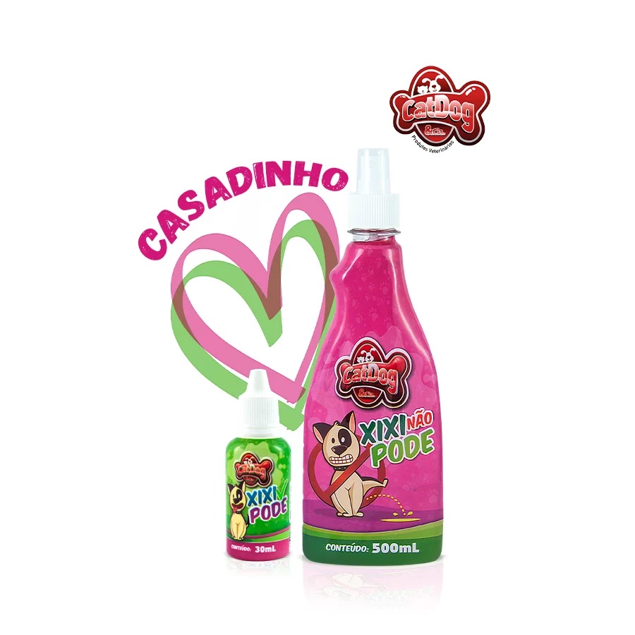 Kit Xixi Pode e Xixi Não Pode CatDog 500ml Educador Sanitário para Cães e Gatos. O Kit Xixi Pode e Xixi Não Pode CatDog é um educador sanitário indicado para cães e gatos. Ele é ideal no adestramento do seu pet