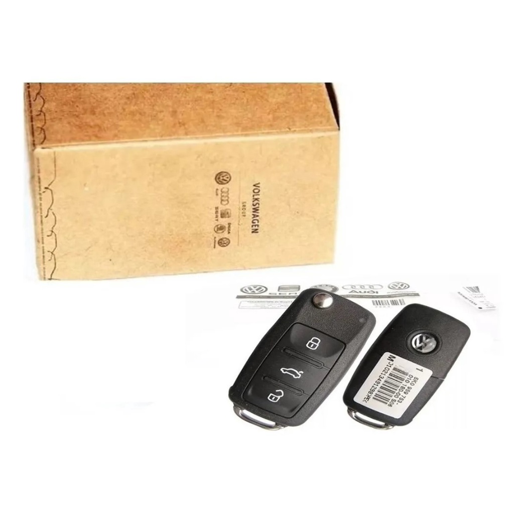 Chave Canivete Gol Voyage G6 G7 13 A 19 3 Botões Com Lâmina em Oferta na Shopee