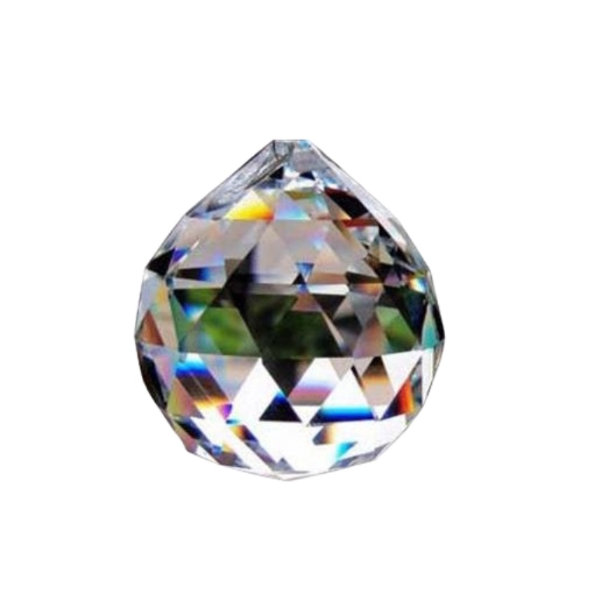 Bola de Cristal Feng Shui Multifacetado 30mm | Shopee Brasil