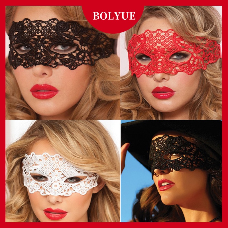 Vermelho Zorro Sexy Lace Máscara Máscara Sex Stamp Halloween Adereços de Halloween Show em Oferta na Shopee