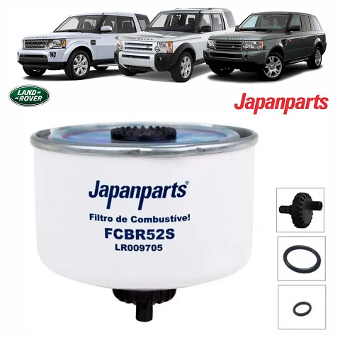 Filtro Combustível Diesel Motor Land Rover Discovery 3/Discovery 4/Range Rover Sport 2.7/3.0 24V 2005 a 2016 Diesel Lr009705/Sku2498