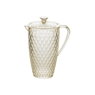 Jarra com Tampa 2 L Plástico Citrino Glamour Plasútil em Oferta na Shopee