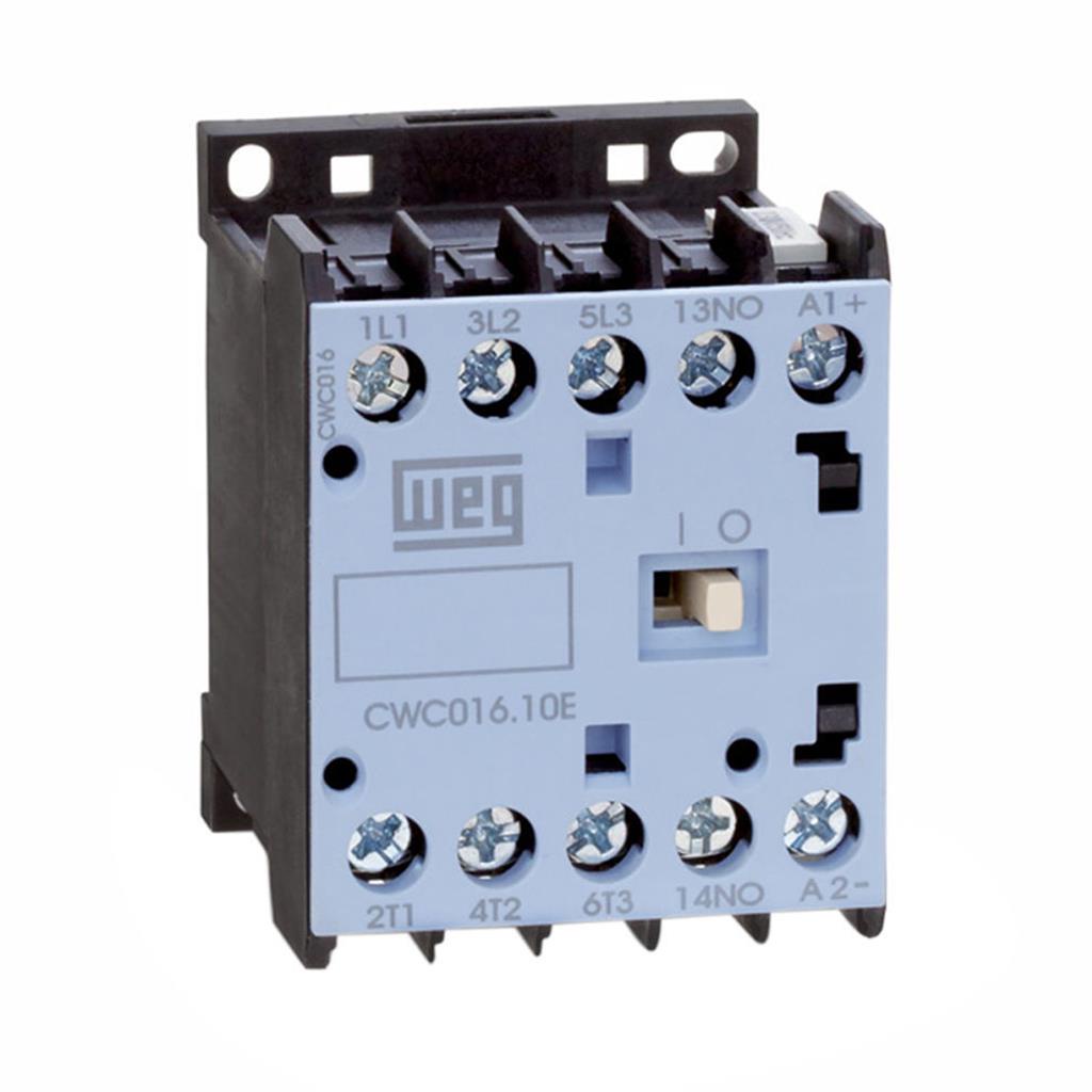 Contator Mini Potencia Tripolar 16a 190-220v 1Na 50/60Hz Weg