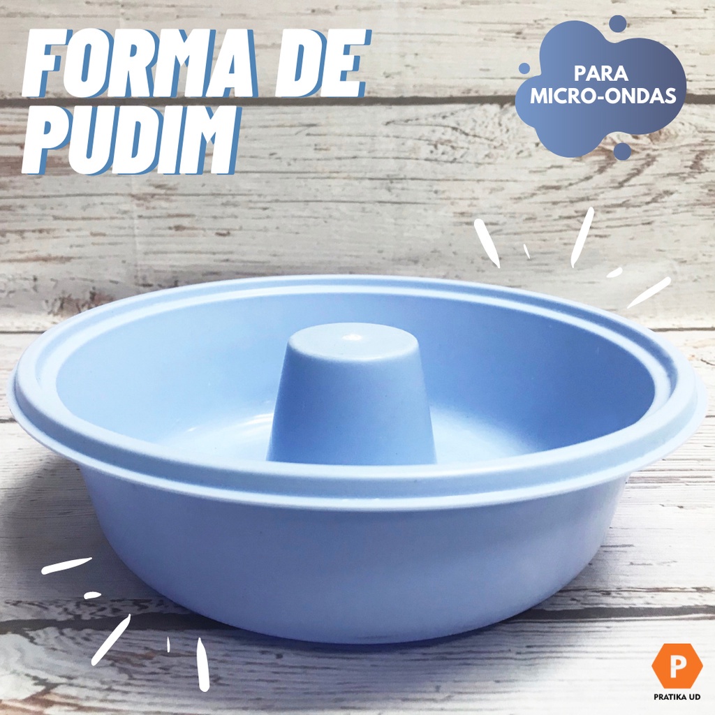 Forma de Pudim de Microondas Top Resistente 23cm em Oferta na Shopee