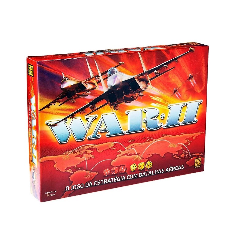 Novo Jogo De Tabuleiro War 2 - Original Grow - Batalhas Aéreas