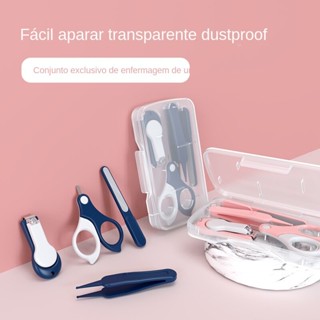 Conjunto Utensilios Cuidados p/ Bebê Manicure e Higiene Tesoura Cortador e Lixa Unha - Diversos Modelos