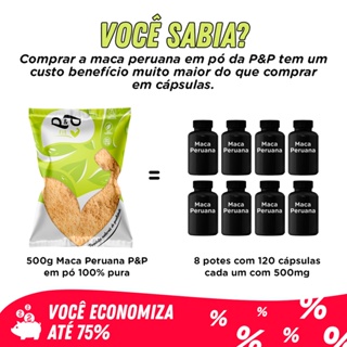 Maca Peruana Concentrada em Pó Premium 100% Original 500g P&P em Oferta na Shopee