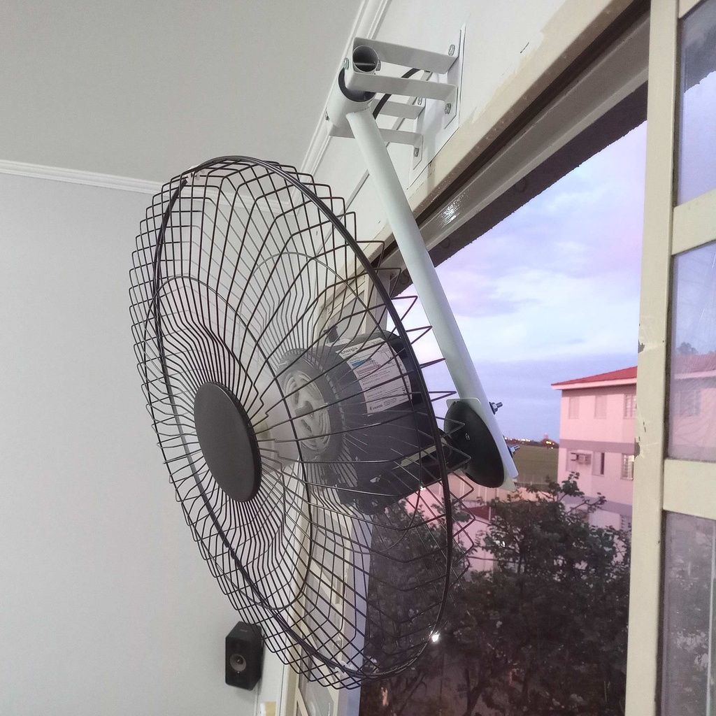 Suporte para Instalar Ventilador de Parede no Teto Parede e Janela Fixo CQ