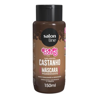 Máscara Efeito Tonalizante Castanho Cachos Salon Line 150ml
